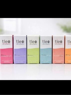 TLE Total Life Essentials Essential Oil Set 6 Assorted Scents NIB